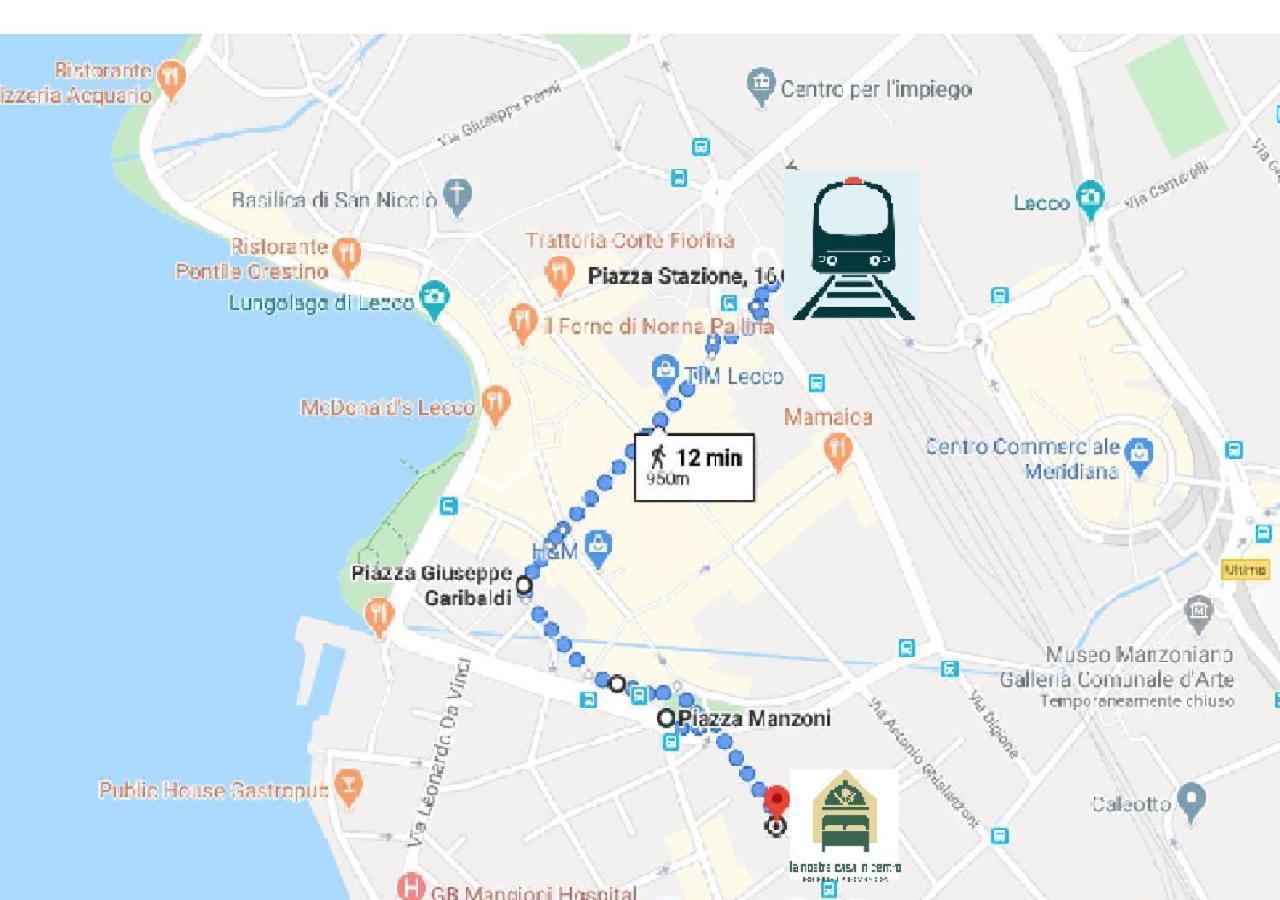 La Nostra Casa In Centro Hotel Леко Екстериор снимка